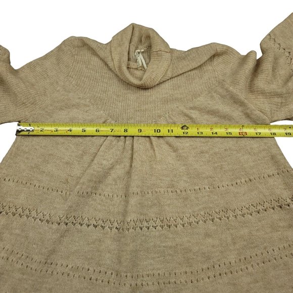 Anthropologie Feather Bone Womens SP Blouse Merino Wool Baby‎ Alpaca Blend - Picture 2 of 10